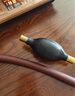 來(lái)點(diǎn)電木專(zhuān)用大口徑高彈力茶盤(pán)排水管吸水球茶具配件茶臺茶幾下水 2m（12mm大口徑)高彈力胡桃色管+大銅球+送彎頭 曬單實(shí)拍圖