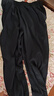 駱駝（CAMEL）冰絲涼感運動褲女速干防曬束腳褲子 JC2225L2007 幻影黑 XL 曬單實拍圖