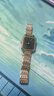 阿瑪尼（ARMANI EXCHANGE）阿瑪尼手表女士滿(mǎn)天星名表石英女表生日七夕情人節(jié)禮物送女友老婆 【時(shí)尚小方表】AX5729 曬單實(shí)拍圖