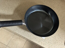 臻三環(huán)手工鐵鍋平底煎鍋烤肉煎鍋無涂層不易粘鍋小平底鍋輔食 廚房好物 烤藍(lán)鐵把 28cm 曬單實(shí)拍圖