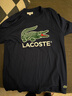 LACOSTE法國鱷魚(yú)男裝 2025春夏基礎款純棉logo印花圓領(lǐng)短袖T恤夏|TH6396 166/藏青色 M 4 曬單實(shí)拍圖