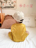 G. DUCKKIDS新中式龍服黃馬褂?jì)雰喊偬於Y服中國(guó)風(fēng)琵琶服無(wú)袖連體衣薄款衣服 金色國(guó)風(fēng)連體衣 73cm 曬單實(shí)拍圖