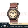 卡西歐Forester森林人經(jīng)典復(fù)古網(wǎng)紅男女手表FT-500WC-5B 淺棕色 曬單實(shí)拍圖