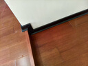 木臣地板實(shí)木地板腳線(xiàn)純實(shí)木 實(shí)木烤漆平板4cm 曬單實(shí)拍圖
