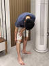 颯望德國專(zhuān)業(yè)運動(dòng)髕骨帶膝蓋關(guān)節護具髕骨固定帶護膝一對裝 黑色一對 曬單實(shí)拍圖