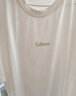 卡賓（CABBEEN）【涼感】冰絲短袖T恤男2024夏季新款索羅那純黑上衣簡約百搭 漂白色02 L /175/50 曬單實拍圖