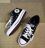匡威（Converse）官方 莫爾登All Star帆布運(yùn)動(dòng)休閑板鞋黑色A00811C A00811C 42 曬單實(shí)拍圖