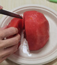 【產(chǎn)地直采】麒麟奶油西瓜 約5.5kg 曬單實拍圖