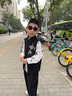 蘿卜唄唄男童禮服新中式國風(fēng)馬甲套裝兒童古風(fēng)漢服演出服 黑色兩件套  120 曬單實(shí)拍圖