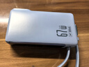 倍思（Baseus）【國家3C安全認證】超能充三合一充電寶充電器充電線67W快充自帶線帶插頭手機筆記本適用可上飛機 曬單實拍圖