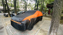 京車則寶馬X1X2X3X4X5車衣車罩3系5系7系325li防曬隔熱牛津布汽車外全套 寶馬X1專用車衣-鈦黑膠牛津布 【單層款】100%牛津布【留言車型年款】 曬單實(shí)拍圖