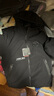 卡賓男裝 90鴨絨連帽羽絨服秋冬新款石墨烯保暖外套印花字母A 煤黑色01 L /175/50 曬單實拍圖