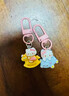 時島hellokitty掛件書包女士鑰匙扣高級可愛羽毛球汽車鑰匙背包掛件 【KT掛件】六件 曬單實拍圖