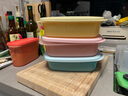 特百惠（Tupperware）長(cháng)方飯盒1L可微波加熱學(xué)生上班族午餐飯盒便攜密封便當盒3件套 曬單實(shí)拍圖