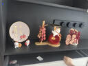 赟婭福袋招財(cái)貓鑰匙收納玄關(guān)擺件入戶門口家居客廳桌面裝飾品喬遷禮物 福袋招財(cái)貓置物架四件套A 曬單實(shí)拍圖