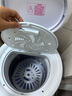 奧克斯（AUX）脫水機(jī)家用大容量不銹鋼甩干機(jī)甩干桶 小型宿舍公寓出租房單脫水甩干迷你脫水桶大家電器 10斤鋼桶款【不銹鋼桶一鍵啟動平穩(wěn)運(yùn)作干至九成】 曬單實(shí)拍圖