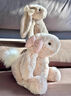 JELLYCAT甜美小兔安撫玩偶可愛毛絨公仔兒童玩具禮物 史瑪吉兔子34cm 曬單實拍圖