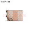 蔻馳（COACH）【品牌直供】女士小號手拿包手腕包PVC配皮革CW854SVPWH 曬單實拍圖