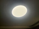 歐普（OPPLE）風(fēng)扇燈吊扇燈24瓦LED照明低噪音餐廳臥室吊燈燈具包安裝 冰風(fēng)白 曬單實(shí)拍圖