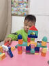 翎喏德國兒童積木木頭拼裝大顆粒寶寶益智玩具男女孩6嬰兒1一2歲3禮物 【桶裝】121粒積木含游樂園+拼圖 曬單實(shí)拍圖
