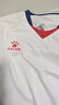 KELME /卡爾美定制足球服男套裝比賽透氣短袖V領(lǐng)組隊(duì)服印字印號(hào)球衣 白紅 L 曬單實(shí)拍圖