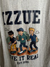 izzue  it歐美風潮牌短袖t恤男士夏季字母半袖青少年落肩袖寬松五分袖T 曬單實拍圖