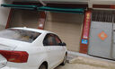固霸電動(dòng)遮陽(yáng)棚折疊伸縮式遮陽(yáng)傘家用陽(yáng)臺(tái)收縮篷屋檐庭院門(mén)戶(hù)外遮雨棚 加粗加厚（靠墻3.5*2米） 曬單實(shí)拍圖