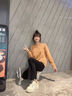 CHERY KALLY女士真皮厚底增高小白鞋2025夏季新款時(shí)尚大頭鞋百搭運(yùn)動(dòng)板鞋女 米白色 Creamy white 38 曬單實(shí)拍圖