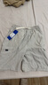 Wassup Sohot短褲男夏季冰絲涼感工裝褲男潮流休閑五分褲 白灰 L 曬單實拍圖