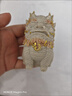 砂巖石招財(cái)貔貅小擺件治愈辦公室工位解壓神器中式茶幾擺件裝飾品 砂巖色【長(zhǎng)6.5寬6高9.5】 砂巖材質(zhì) 曬單實(shí)拍圖
