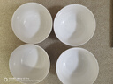 浩雅景德鎮(zhèn)陶瓷餐具套裝家用飯碗小湯碗歐式太陽島4.5英寸4個裝 曬單實拍圖