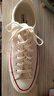 匡威（Converse）1970S男女ALLSTAR系列經(jīng)典帆布休閑運動鞋162062C 米白 38碼  曬單實拍圖