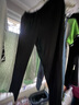 迪卡儂（DECATHLON）運動(dòng)褲男秋直筒褲寬松休閑長(cháng)褲針織褲子衛褲男褲GYPMW 經(jīng)典黑 L 曬單實(shí)拍圖