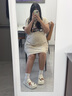 樸西洞洞鞋2025新款女夏季平底軟底厚底沙灘防滑防臭外穿涼拖鞋男 珍珠白+卡皮巴拉 37-38 曬單實拍圖
