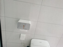 ecoco意可可衛(wèi)生間置物架洗手間紙巾盒免打孔廁所擦手紙浴室抽紙盒E1903灰 曬單實拍圖