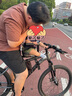 藍(lán)彩何自行車(chē)兒童座椅前置山地車(chē)兒童座椅帶娃安全座椅自行車(chē)寶寶座椅 透明亞克力+雙點(diǎn)固定【高靠背】 防撞墊+安全帶+安裝工具+防滑墊 曬單實(shí)拍圖