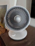 夏普（SHARP)小風(fēng)鈴空氣循環(huán)扇電風(fēng)扇家用小型桌面臺(tái)式宿舍臥室辦公室靜輕音抑菌扇葉搖頭臺(tái)扇PJ-CA230B-A 曬單實(shí)拍圖