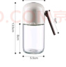 拜杰定量鹽瓶鹽罐調(diào)料瓶按壓式調(diào)味罐可控制可計量控鹽瓶玻璃罐180ml 曬單實拍圖