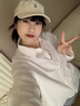 慵懶風(fēng)長(cháng)袖襯衫女秋季新款韓系寬松疊穿感上衣百搭休閑襯衣外套 白色 L 建議105-120斤 曬單實(shí)拍圖