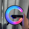 UECYXOP藍牙音響無線充電氛圍夜燈音箱便捷式桌面藍牙音響多功能鬧鐘音響送男女友生日禮物送朋友音響擺件 黑【月亮】無線充+ 立體環(huán)繞音效 曬單實拍圖