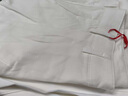 貓人（MiiOW）白色休閑牛仔褲女夏薄款2025新款彎刀高腰垂感純棉直筒寬松闊腿褲 曬單實(shí)拍圖
