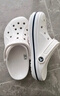 卡駱馳（crocs）洞洞鞋男鞋女鞋 25夏季新款貝雅拖鞋輕便透氣情侶鞋沙灘鞋涼鞋 貝雅卡駱班-白色/熱推款 42 -43 /M9W11/270mm 曬單實拍圖