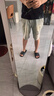 :CHOCOOLATEit美式破洞牛仔短褲男夏季新款潮牌痞帥五分褲子 復(fù)古藍 32 曬單實拍圖