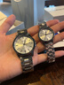 卡西歐（CASIO）手表男情侶表一對(duì)禮物學(xué)生女士手表非機(jī)械時(shí)尚蝴蝶扣男士鋼帶腕表 銀色一對(duì) 鋼帶+皮帶 曬單實(shí)拍圖