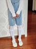 閃動(dòng)少女（SHANDONGSHAONV）洛麗塔lolita松糕鞋女日鞋圓頭小皮鞋厚底軟妹鞋子學(xué)院娃娃單 黑色 35 曬單實(shí)拍圖