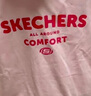 Skechers斯凱奇男女童純棉短袖T恤衫兒童夏季寬松透氣運動(dòng)上衣L225K055 曬單實(shí)拍圖