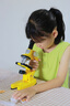 寶貝星新品兒童智能顯微鏡中小學(xué)生電子科學(xué)顯微鏡兒童款小實(shí)驗益智玩具 顯微鏡高級禮盒黃色 曬單實(shí)拍圖