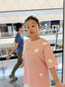 皮爾卡丹（pierre cardin）女童夏裝連衣裙套裝2024新款12歲13夏季中大童夏天網(wǎng)紅炸街jk裙子 粉色上衣+白色短裙 887款 170 M(建議85-100斤) 曬單實拍圖