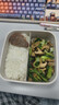 小熊（Bear）加熱飯盒免注水 電熱飯盒 插電式可加熱帶飯熱飯神器 辦公室上班族學(xué)生便攜自熱便當(dāng)盒 1L 升級(jí)抗菌內(nèi)膽  DFH-D10Q1 曬單實(shí)拍圖