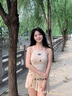 妙戀多女士泳衣固定胸墊防走光ins風(fēng)時尚泳衣女顯瘦修身海邊度假游泳衣 美式掛脖泳衣【黑色+胸罩/安全褲】 均碼 【建議70-120斤】 曬單實拍圖